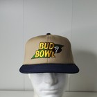 Vtg Official Bud Bowl 7 Budweiser Beer Embroidered Snapback Hat Baseball Cap  95