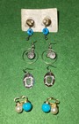 Vintage To Modern Mixed Jewelry Lot  21 Pieces  Blue   White W  A Beach Theme