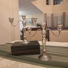 Gorham Heritage Italy Silverplate Pair 3-light Candelabras 11  Tall
