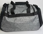Adidas Gray Heather Duffel Gym Bag Travel Sports School Overnight Black