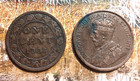 1888  1916 95  Copper Canada Large Cent  victoria   George V  Higher Grade Nores