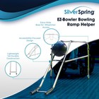 Discount Ramps Ez-bowler Bowling Ramp Helper For Kids  20 Lb  Capacity  Silver