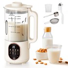 50oz 10 In 1 Auto Nut Milk Maker W 20 Blades Delaystart 4h Keep Warm Boil Water