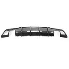 Rear Bumper Diffuser Valance Shark Fins Carbon Fiber For Chrysler Srt 300 15-23