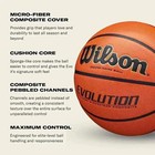 Wilson Evolution 29 5  Indoor Game Basketball Black Official Size 7 Brand New