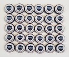 100 Sam Adams Boston Lager White Beer Bottle Caps Crown Crafts Crimped