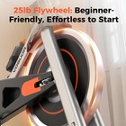 Yosuda 002 Stationary Exercise Bike With Brake Pad  App Support  300 Lb