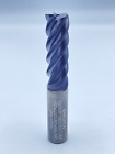 1 2   Variable Pitch   Helix  Square  5 Flute Carbide End Mill  Tialn Coated