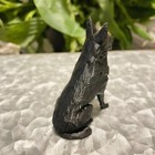 German Shepherd Figurine - Black German Shepard Dog Gift