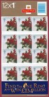 Gb 2002  Royal Mail Barcode Booklet   Christmas -  12 X 1st Class Stamps - Lx23
