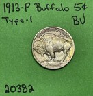 1913 P Type-1 Buffalo      Indian Head Nickel 5c Piece Bu Uncirculated Nice Toning