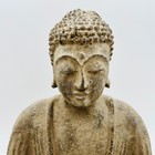 Meditating Buddha Statue Cement Concrete Outdoor Garden Praying Figure 8 5 Inch