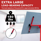 Drywall Lift 11ft Drywall Lift Panel Hoist Jack Lifter Lockable Rolling Caster D