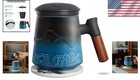 Stunning 15oz Tea Cup With Fine Infuser   Lid     Perfect For Home Enjoyment