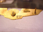 Eastern Airlines Stewardess  Flight Attendant Wing   Balfour 1 10 10k  Bin - Ob 