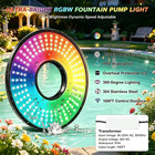 Pond Fountain Aerator Lights Rgbw 20000lm Led Fountain Light With 100ft Power Co