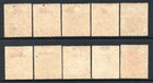  391      Brunei 1907-10 Specimen Set Sg23as-33s  missing The 30c  M mint