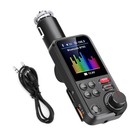 Bluetooth Car Kit Mp3 Player Fm Transmitter Wireless Radio Adapter Usb Charger
