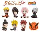 Bandai Rela Cot Naruto Shippuden Mini Figure Kakashi Sasuke Sakura Gaara Kurama