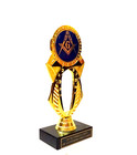 Masonic Trophy  Black Marble Base  2