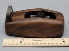 Vintage Scotch Executive C-21 Brown Faux Wood Grain Tape Dispenser Retro Mcm