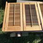 Vintage 6 Wood Shutters By Sears  Unfinished  New  Each Is 23x11 5x3 4