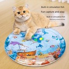 Summer Cooling Pet Water Bed Cushion Ice Pad Dog Sleeping Square Mat For Puppy D