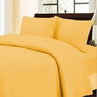 1000 Or 1200 Tc Egyptian Cotton All Bedding Item Gold Solid All Sizes