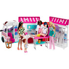 Brand New Barbie Transforming Ambulance And Clinic Playset Upc  194735108022