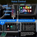 Double Din Car Stereo With Cd Dvd  Backup Camera Supports Carplay android