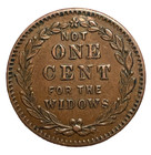 1863 Civil War Patriotic Token F-97 389a R2 Au Millions For Contractors