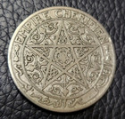 1921 Morocco 1 Franc Coin