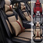2 5 Seats Deluxe Car Seat Cover Front Rear Protector Cushion Full Set For Toyota