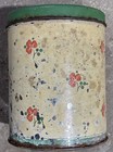 3-vintage Flower Decorative Metal Well Used Collector   s Tins 5     6     7    Sizes 