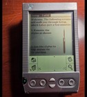 Handspring Visor Pda W  Original Stylus   Leather Case  Palm Os  Tested  Gd  Vtg