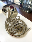 Very Clean Used Conn 8d Double French Horn In Nickel Silver  eastlake    W case