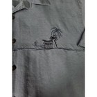 Men s Quiksilver Edition Shirt Comfort Fit Silk Button Up Tiki Hut Palm Tree Lg