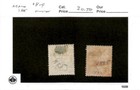 Malta  Postage Stamp   8-9 Mint Hinged  1885 Queen Victoria