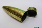 Antique Novelty Bullet Brass Match Safe   Vesta Case Ca 1900