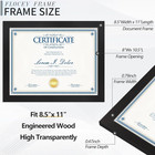 8 5x11 Picture Frame Set Of 6  Multi Certificate 8 5 By 11 Picture Frames Bulk 