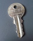 5 Original Vintage Wurlitzer Jukebox Keys Rw 47 75 85 90 95 Chicago Lock Co 