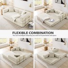 Hanxin 78 Inch Convertible Sleeper Sofa Bed
