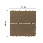 27 Pack Interlocking Deck Tiles 11 4in     Waterproof Outdoor Patio Flooring