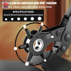 Leather Hole Punch  Heavy Duty Belt Hole Punch  Revolving Punch Plier Kit With E
