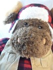  Dan Dee Collector s Choice Cuddly Classics 2014 Moose Plush Buffalo Plaid 