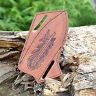 Aj Leather Folding fixed Blade Knife Sheath Belt Edc Knives Pancake Holster