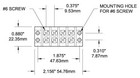 2404 20a - 4 Circuit Terminal Block
