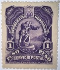 Travelstamps  1892 Honduras Stamps 1 Peso Christopher Columbus   Mint Mnh
