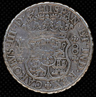1769 Mexico City Silver Pillars Dollar   8 Reales   Charles Iii   Mf