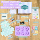 Diy Donut Soap Making Craft Kit For Kids  Teens  And Adults - Fun  Easy  Creativ